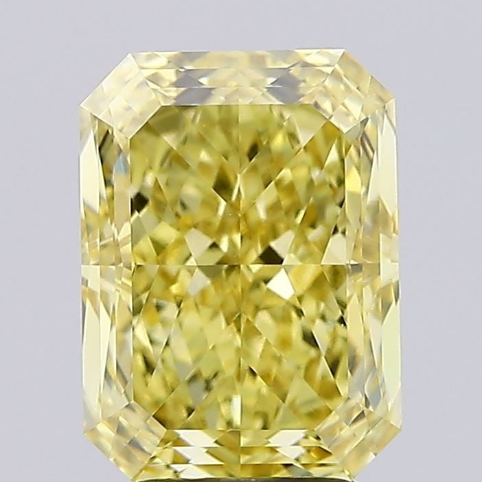 Loose Diamond - RADIANT 3.61ct Fancy Intense Yellow VVS2: Loose Diamond - RADIANT 3.61ct Fancy Intense Yellow VVS2 Source: This is a real non-mined Diamond that has been grown in a lab Shape: RADIANT Carats: 3.61 Color: Fancy Intense Yellow Certification: IG