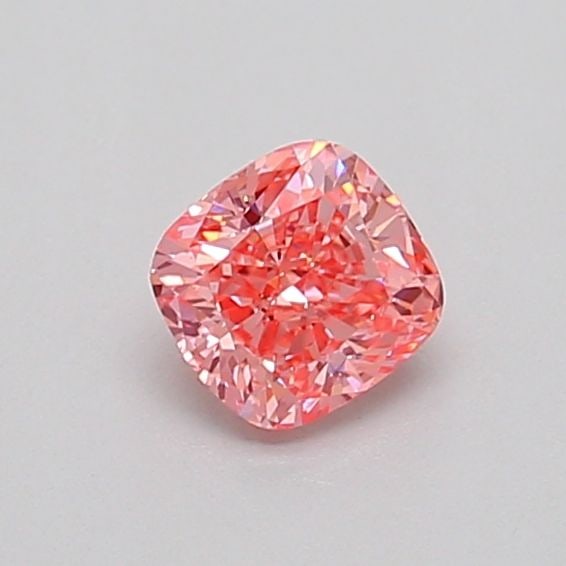 Loose Diamond - CUSHION MODIFIED 0.43ct Fancy Vivid Pink VS2: Loose Diamond - CUSHION MODIFIED 0.43ct Fancy Vivid Pink VS2 Source: This is a real non-mined Diamond that has been grown in a lab Shape: CUSHION MODIFIED Carats: 0.43 Color: Fancy Vivid Pink Certific