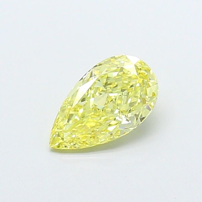 Loose Diamond - PEAR 1.08ct Fancy Intense Yellow VS1: Loose Diamond - PEAR 1.08ct Fancy Intense Yellow VS1 Source: This is a real non-mined Diamond that has been grown in a lab Shape: PEAR Carats: 1.08 Color: Fancy Intense Yellow Certification: IGI Video
