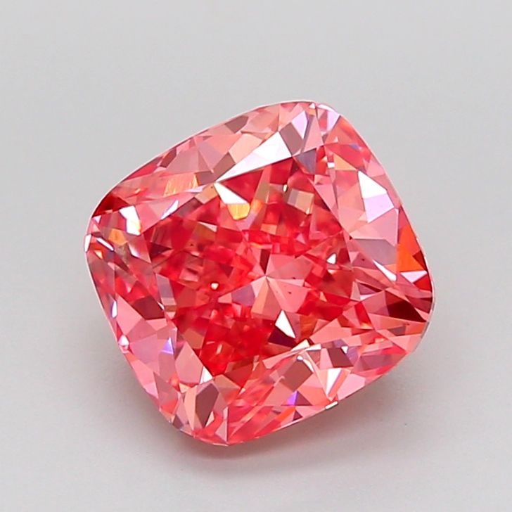 Loose Diamond - CUSHION MODIFIED 2.75ct Fancy Vivid Pink SI1: Loose Diamond - CUSHION MODIFIED 2.75ct Fancy Vivid Pink SI1 Source: This is a real non-mined Diamond that has been grown in a lab Shape: CUSHION MODIFIED Carats: 2.75 Color: Fancy Vivid Pink Certific