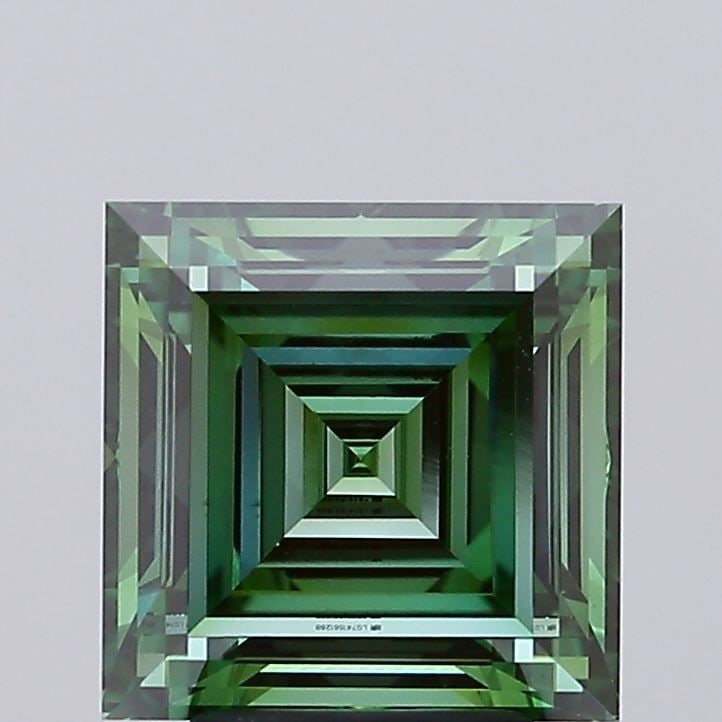 Loose Diamond - SQUARE 3.56ct Fancy Vivid Green VVS2: Loose Diamond - SQUARE 3.56ct Fancy Vivid Green VVS2 Source: This is a real non-mined Diamond that has been grown in a lab Shape: SQUARE Carats: 3.56 Color: Fancy Vivid Green Certification: IGI Video: