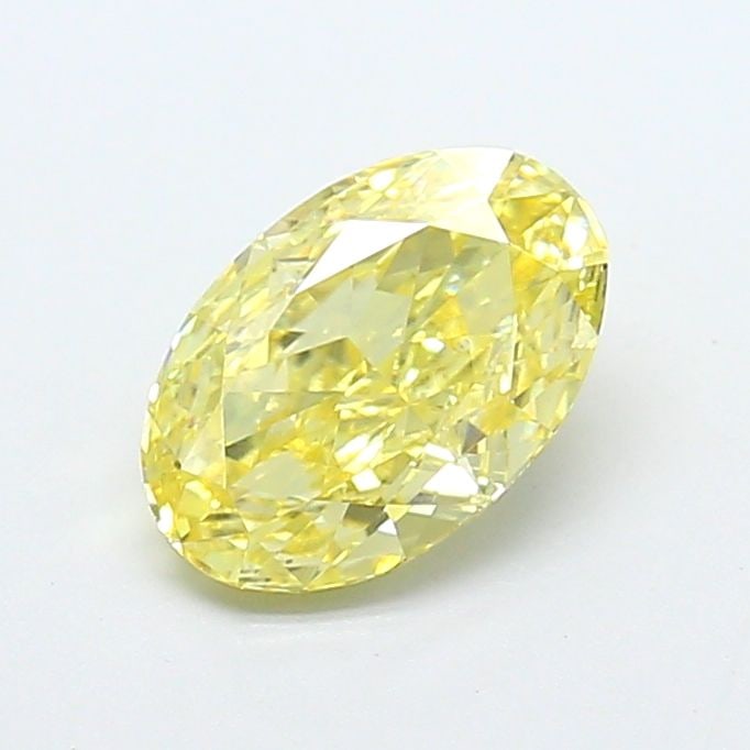 Loose Diamond - OVAL 1.54ct Fancy Yellow VVS2: Loose Diamond - OVAL 1.54ct Fancy Yellow VVS2 Source: This is a real non-mined Diamond that has been grown in a lab Shape: OVAL Carats: 1.54 Color: Fancy Yellow Certification: IGI Video: