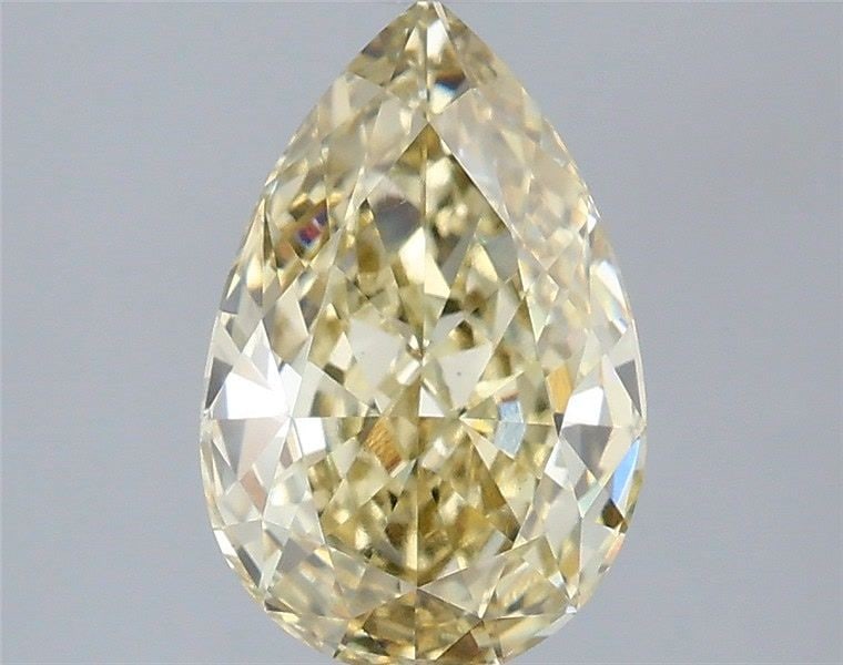 Loose Diamond - PEAR 2.1ct Fancy Yellow VS1: Loose Diamond - PEAR 2.1ct Fancy Yellow VS1 Source: This is a real non-mined Diamond that has been grown in a lab Shape: PEAR Carats: 2.1 Color: Fancy Yellow Certification: IGI Video: