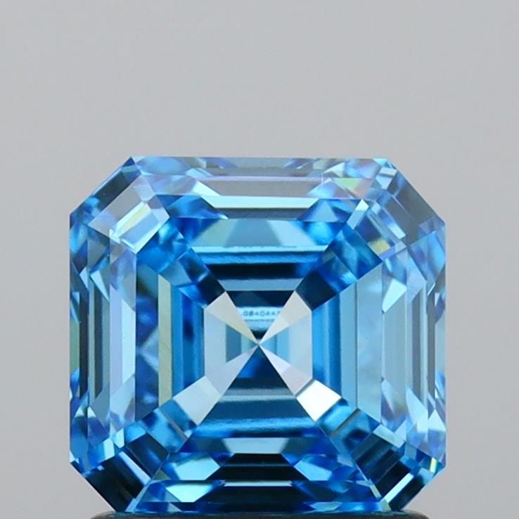 Loose Diamond - SQUARE EMERALD 1.51ct Fancy Vivid Blue VS1: Loose Diamond - SQUARE EMERALD 1.51ct Fancy Vivid Blue VS1 Source: This is a real non-mined Diamond that has been grown in a lab Shape: SQUARE EMERALD Carats: 1.51 Color: Fancy Vivid Blue Certificatio