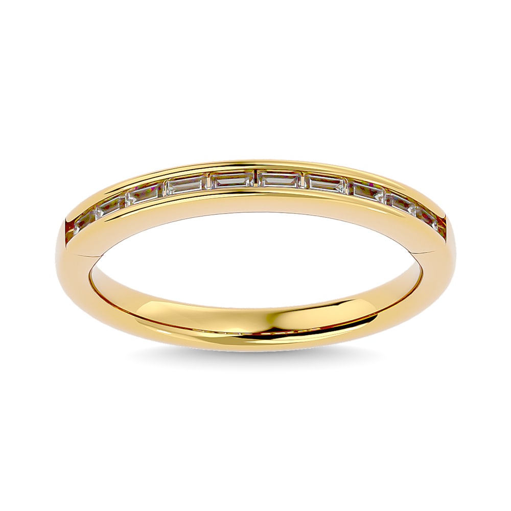 Diamond 1/3 Ct.tw Band in 14K Yellow Gold: Diamond 1/3 Ct.tw Band in 14K Yellow Gold 14k Yellow Gold Stone Color: G-h Stone Clarity: Si2 Each ring is presented in standard size 6.5. Complimentary resizing is available between sizes 510 (in 1/4