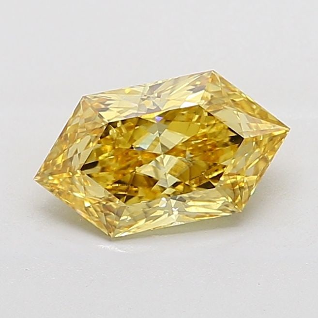 Loose Diamond - HEXAGONAL 2.02ct Fancy Intense Yellow SI1: Loose Diamond - HEXAGONAL 2.02ct Fancy Intense Yellow SI1 Source: This is a real non-mined Diamond that has been grown in a lab Shape: HEXAGONAL Carats: 2.02 Color: Fancy Intense Yellow Certification: