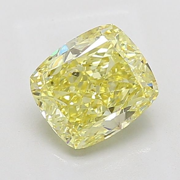 Loose Diamond - CUSHION MODIFIED 2.26ct Fancy Intense Yellow VS1: Loose Diamond - CUSHION MODIFIED 2.26ct Fancy Intense Yellow VS1 Source: This is a real non-mined Diamond that has been grown in a lab Shape: CUSHION MODIFIED Carats: 2.26 Color: Fancy Intense Yellow 