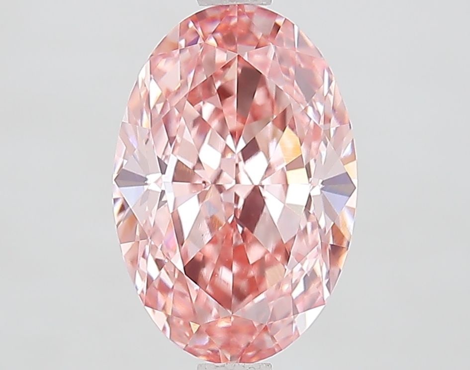Loose Diamond - OVAL 3.08ct Fancy Vivid Pink VVS2: Loose Diamond - OVAL 3.08ct Fancy Vivid Pink VVS2 Source: This is a real non-mined Diamond that has been grown in a lab Shape: OVAL Carats: 3.08 Color: Fancy Vivid Pink Certification: IGI Video: