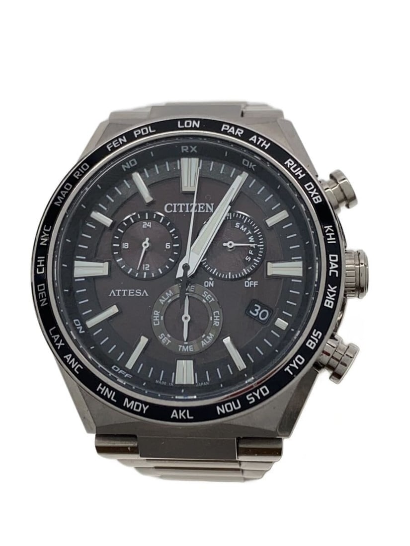 Citizen Attesa Eco Drive Radio Chronograph Stainless Steel Men's Watch (1 of 6)
