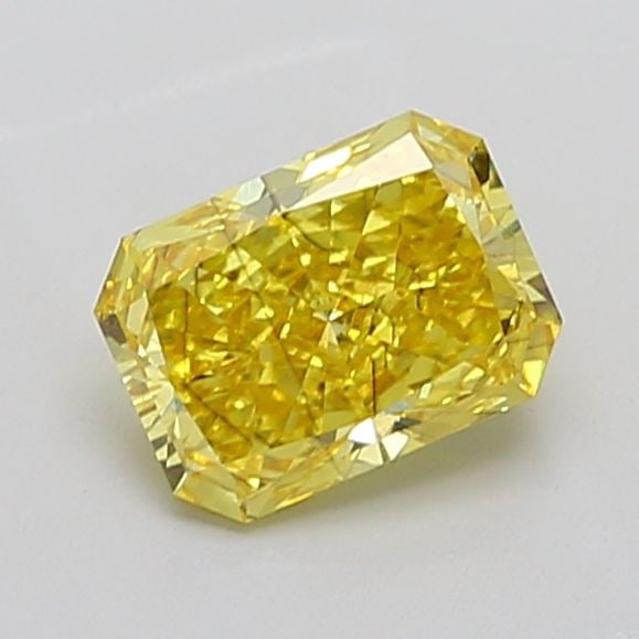 Loose Diamond - RADIANT 2.02ct Fancy Vivid Yellow SI1: Loose Diamond - RADIANT 2.02ct Fancy Vivid Yellow SI1 Source: This is a real non-mined Diamond that has been grown in a lab Shape: RADIANT Carats: 2.02 Color: Fancy Vivid Yellow Certification: IGI Vid