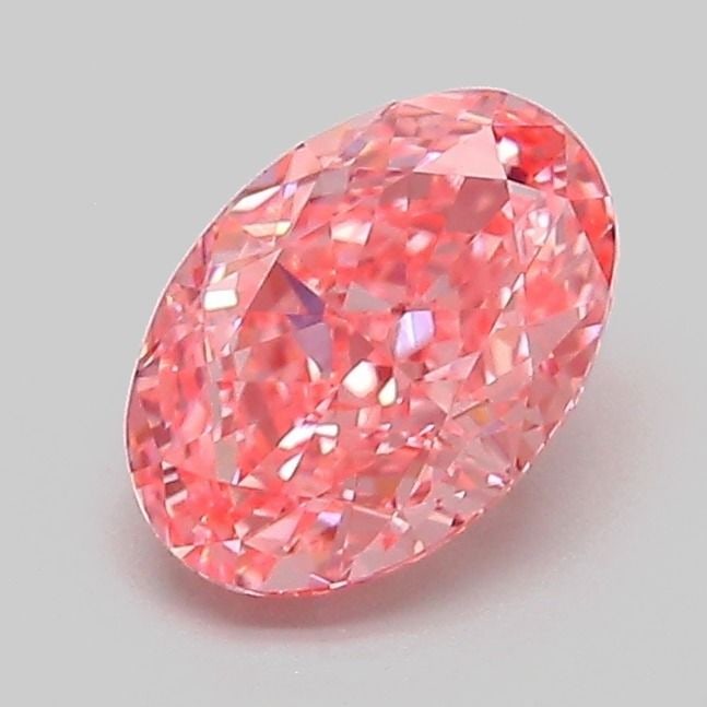 Loose Diamond - OVAL 1.03ct Fancy Vivid Pink VS1: Loose Diamond - OVAL 1.03ct Fancy Vivid Pink VS1 Source: This is a real non-mined Diamond that has been grown in a lab Shape: OVAL Carats: 1.03 Color: Fancy Vivid Pink Certification: IGI Video: