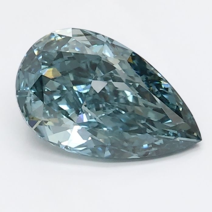 Loose Diamond - PEAR 1.04ct Blue VS1: Loose Diamond - PEAR 1.04ct Blue VS1 Source: This is a real non-mined Diamond that has been grown in a lab Shape: PEAR Carats: 1.04 Color: Blue Certification: NONE Video: