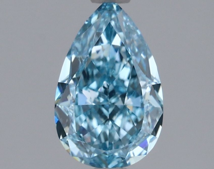 Loose Diamond - PEAR 1.02ct Blue VS1: Loose Diamond - PEAR 1.02ct Blue VS1 Source: This is a real non-mined Diamond that has been grown in a lab Shape: PEAR Carats: 1.02 Color: Blue Certification: NONE Video: