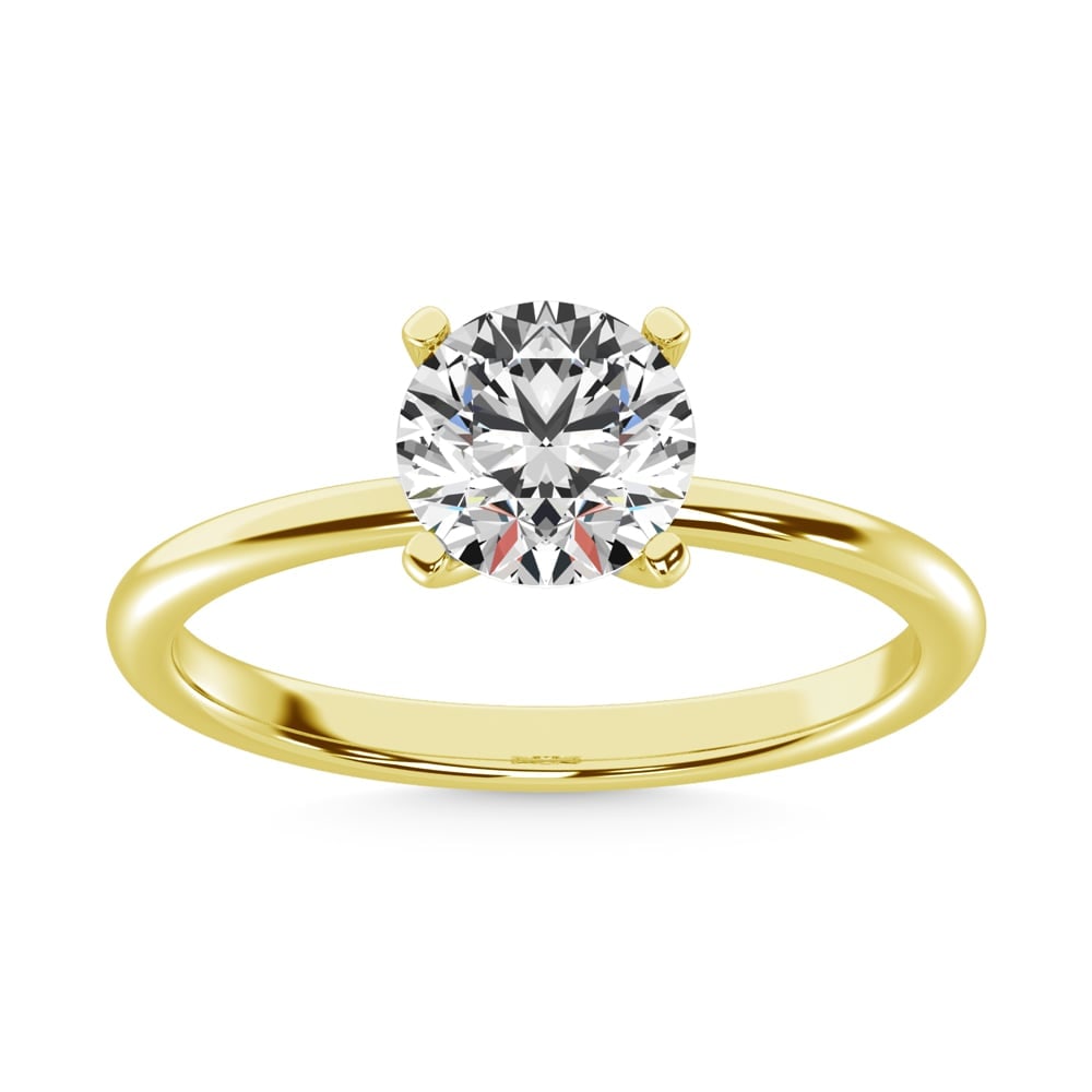 14K Yellow Gold Lab Grown Diamond 3/4 Ct.Tw. Starlab Certified VS F+ Solitaire Pendant (Available in (1 of 3)