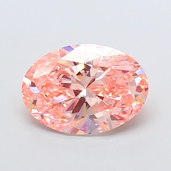 Loose Diamond - OVAL 3.05ct Fancy Vivid Pink VS1: Loose Diamond - OVAL 3.05ct Fancy Vivid Pink VS1 Source: This is a real non-mined Diamond that has been grown in a lab Shape: OVAL Carats: 3.05 Color: Fancy Vivid Pink Certification: IGI Video: