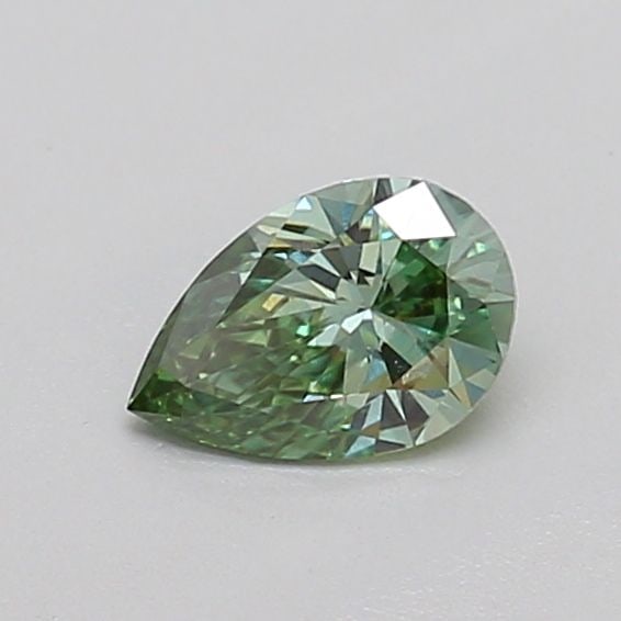 Loose Diamond - PEAR 0.34ct Fancy Vivid Green VS1: Loose Diamond - PEAR 0.34ct Fancy Vivid Green VS1 Source: This is a real non-mined Diamond that has been grown in a lab Shape: PEAR Carats: 0.34 Color: Fancy Vivid Green Certification: IGI Video: