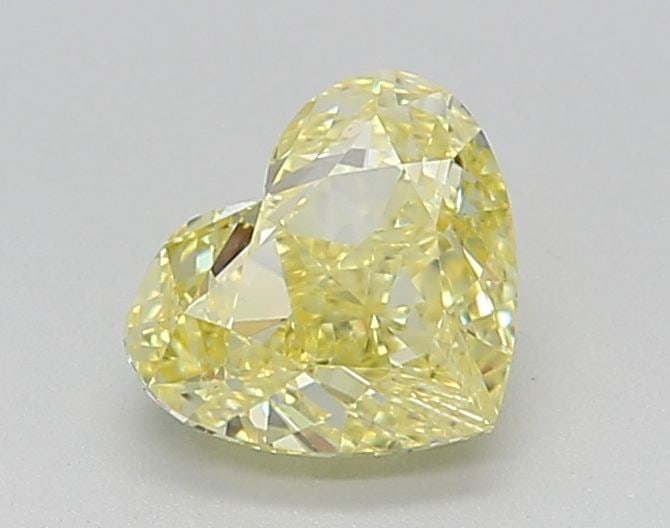 Loose Diamond - HEART 1.03ct Fancy Intense Yellow VVS2: Loose Diamond - HEART 1.03ct Fancy Intense Yellow VVS2 Source: This is a real non-mined Diamond that has been grown in a lab Shape: HEART Carats: 1.03 Color: Fancy Intense Yellow Certification: IGI Vi