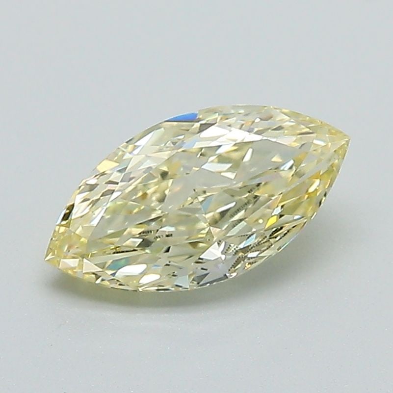 Loose Diamond - MARQUISE 1.03ct Fancy Yellow VS1: Loose Diamond - MARQUISE 1.03ct Fancy Yellow VS1 Source: This is a real non-mined Diamond that has been grown in a lab Shape: MARQUISE Carats: 1.03 Color: Fancy Yellow Certification: IGI Video: