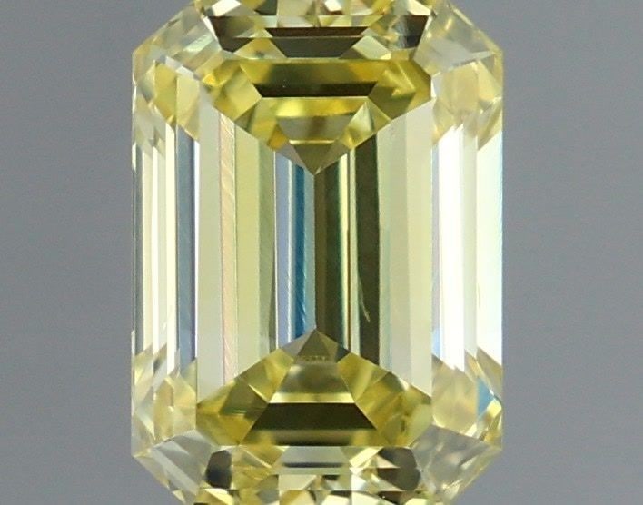Loose Diamond - EMERALD 1.1ct Fancy Intense Yellow VS1: Loose Diamond - EMERALD 1.1ct Fancy Intense Yellow VS1 Source: This is a real non-mined Diamond that has been grown in a lab Shape: EMERALD Carats: 1.1 Color: Fancy Intense Yellow Certification: IGI V