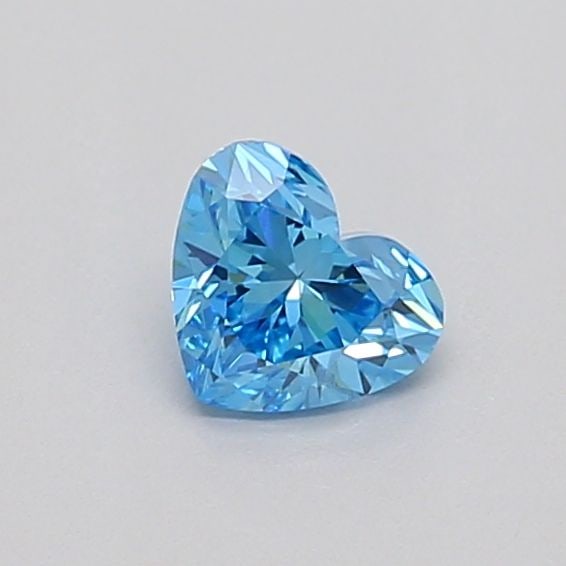 Loose Diamond - HEART 0.35ct Fancy Vivid Blue VVS2: Loose Diamond - HEART 0.35ct Fancy Vivid Blue VVS2 Source: This is a real non-mined Diamond that has been grown in a lab Shape: HEART Carats: 0.35 Color: Fancy Vivid Blue Certification: IGI Video: