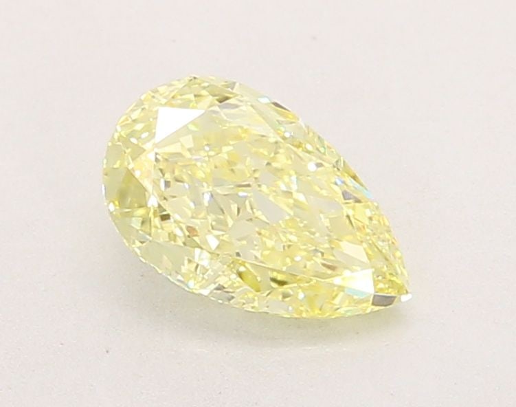 Loose Diamond - PEAR 1.03ct Fancy Intense Yellow VVS2: Loose Diamond - PEAR 1.03ct Fancy Intense Yellow VVS2 Source: This is a real non-mined Diamond that has been grown in a lab Shape: PEAR Carats: 1.03 Color: Fancy Intense Yellow Certification: IGI Vide