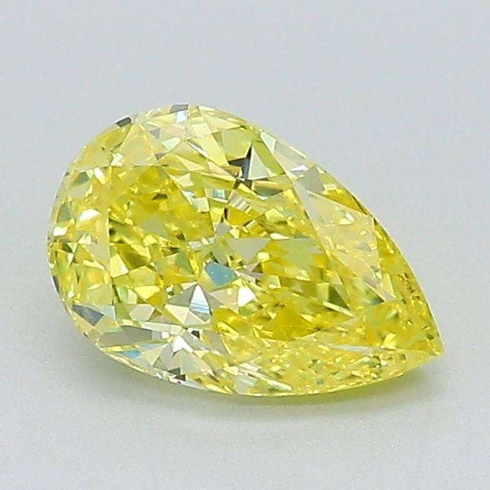 Loose Diamond - PEAR 1.01ct Fancy Vivid Yellow VVS2: Loose Diamond - PEAR 1.01ct Fancy Vivid Yellow VVS2 Source: This is a real non-mined Diamond that has been grown in a lab Shape: PEAR Carats: 1.01 Color: Fancy Vivid Yellow Certification: IGI Video: