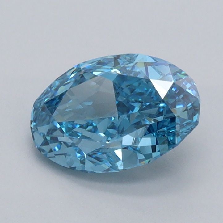 Loose Diamond - OVAL 1.08ct Fancy Vivid Blue VVS2: Loose Diamond - OVAL 1.08ct Fancy Vivid Blue VVS2 Source: This is a real non-mined Diamond that has been grown in a lab Shape: OVAL Carats: 1.08 Color: Fancy Vivid Blue Certification: IGI Video: