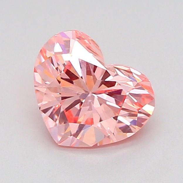 Loose Diamond - HEART 1.08ct Fancy Vivid Pink VS1: Loose Diamond - HEART 1.08ct Fancy Vivid Pink VS1 Source: This is a real non-mined Diamond that has been grown in a lab Shape: HEART Carats: 1.08 Color: Fancy Vivid Pink Certification: IGI Video:
