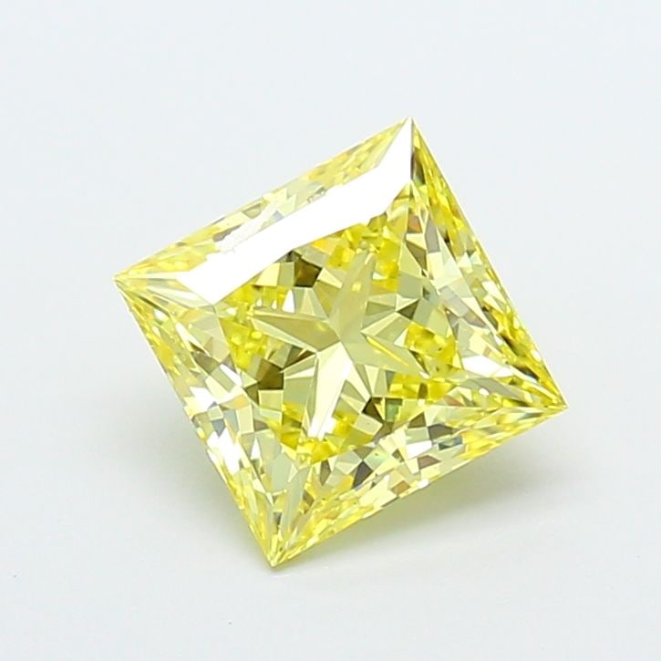 Loose Diamond - PRINCESS 2.05ct Fancy Intense Yellow VS1: Loose Diamond - PRINCESS 2.05ct Fancy Intense Yellow VS1 Source: This is a real non-mined Diamond that has been grown in a lab Shape: PRINCESS Carats: 2.05 Color: Fancy Intense Yellow Certification: I
