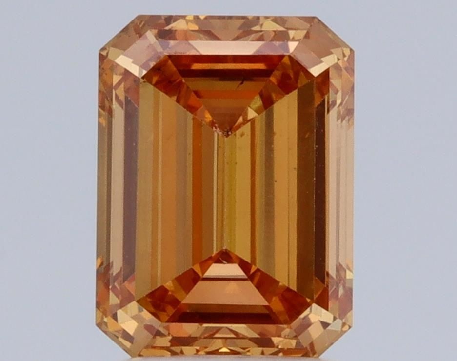 Loose Diamond - EMERALD 2.52ct Brown VS2: Loose Diamond - EMERALD 2.52ct Brown VS2 Source: This is a real non-mined Diamond that has been grown in a lab Shape: EMERALD Carats: 2.52 Color: Brown Certification: NONE Video: