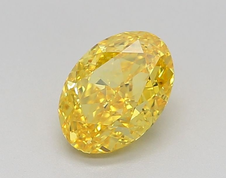 Loose Diamond - OVAL 1.02ct Fancy Vivid Yellow VVS2: Loose Diamond - OVAL 1.02ct Fancy Vivid Yellow VVS2 Source: This is a real non-mined Diamond that has been grown in a lab Shape: OVAL Carats: 1.02 Color: Fancy Vivid Yellow Certification: IGI Video: