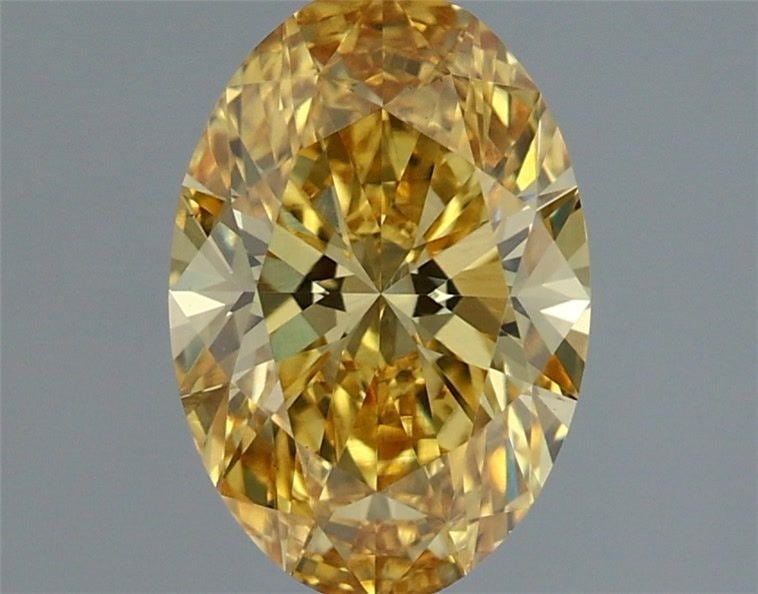 Loose Diamond - OVAL 1.51ct Fancy Vivid Yellow VS1: Loose Diamond - OVAL 1.51ct Fancy Vivid Yellow VS1 Source: This is a real non-mined Diamond that has been grown in a lab Shape: OVAL Carats: 1.51 Color: Fancy Vivid Yellow Certification: IGI Video: