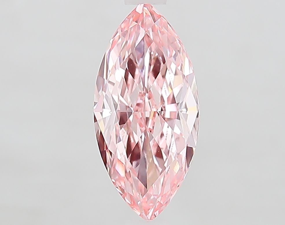 Loose Diamond - MARQUISE 1.5ct Fancy Vivid Pink VVS2: Loose Diamond - MARQUISE 1.5ct Fancy Vivid Pink VVS2 Source: This is a real non-mined Diamond that has been grown in a lab Shape: MARQUISE Carats: 1.5 Color: Fancy Vivid Pink Certification: IGI Video: