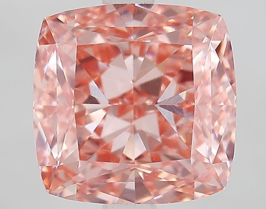 Loose Diamond - CUSHION MODIFIED 3.56ct Fancy Intense Pink VVS2: Loose Diamond - CUSHION MODIFIED 3.56ct Fancy Intense Pink VVS2 Source: This is a real non-mined Diamond that has been grown in a lab Shape: CUSHION MODIFIED Carats: 3.56 Color: Fancy Intense Pink Cer