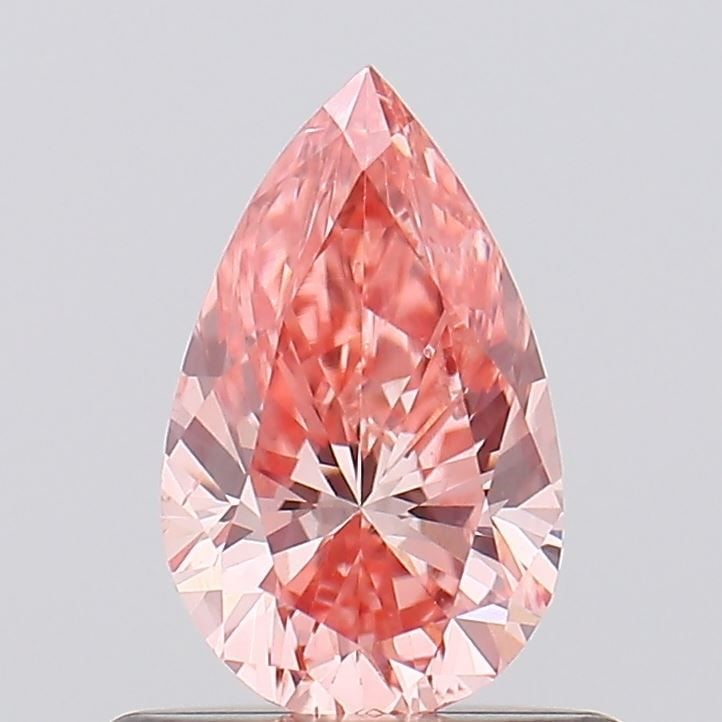Loose Diamond - PEAR 0.55ct Fancy Vivid Pink SI1: Loose Diamond - PEAR 0.55ct Fancy Vivid Pink SI1 Source: This is a real non-mined Diamond that has been grown in a lab Shape: PEAR Carats: 0.55 Color: Fancy Vivid Pink Certification: NONE Video: