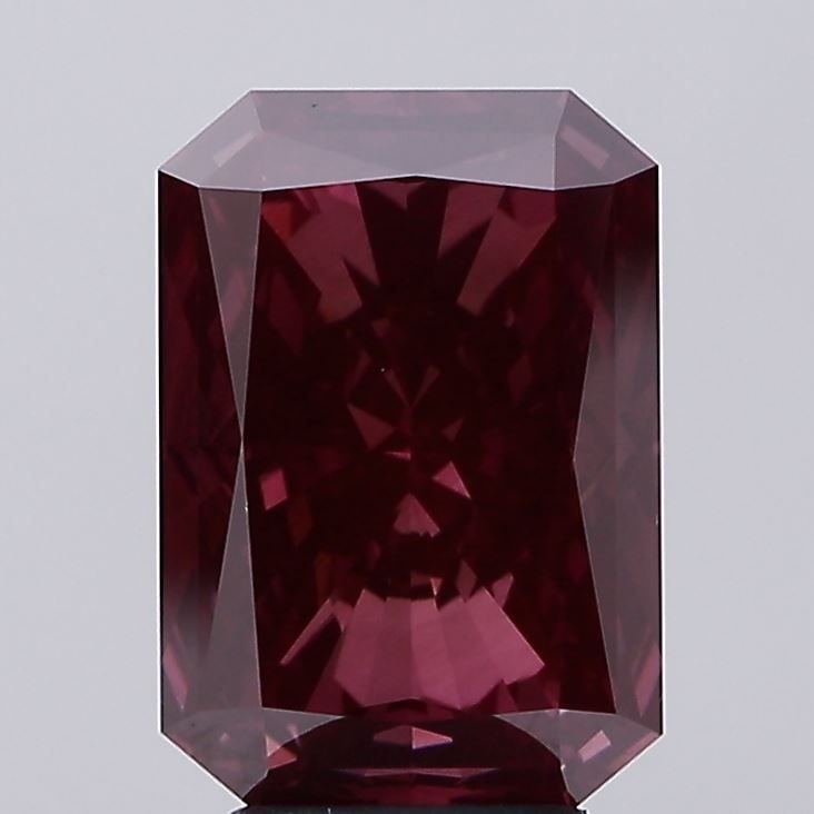 Loose Diamond - RADIANT 4.89ct Fancy Deep Pink VS1: Loose Diamond - RADIANT 4.89ct Fancy Deep Pink VS1 Source: This is a real non-mined Diamond that has been grown in a lab Shape: RADIANT Carats: 4.89 Color: Fancy Deep Pink Certification: IGI Video: