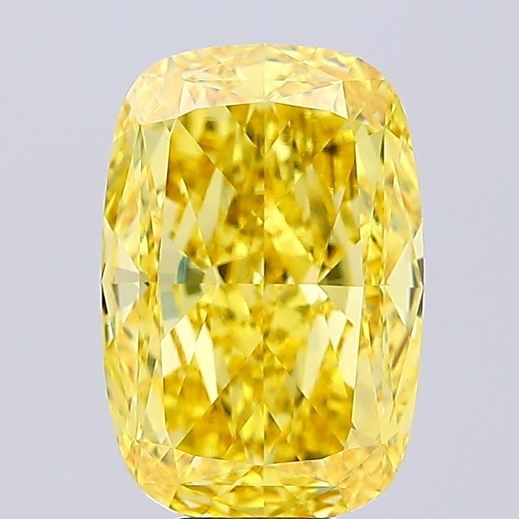 Loose Diamond - CUSHION MODIFIED 7.64ct Fancy Vivid Yellow VS1: Loose Diamond - CUSHION MODIFIED 7.64ct Fancy Vivid Yellow VS1 Source: This is a real non-mined Diamond that has been grown in a lab Shape: CUSHION MODIFIED Carats: 7.64 Color: Fancy Vivid Yellow