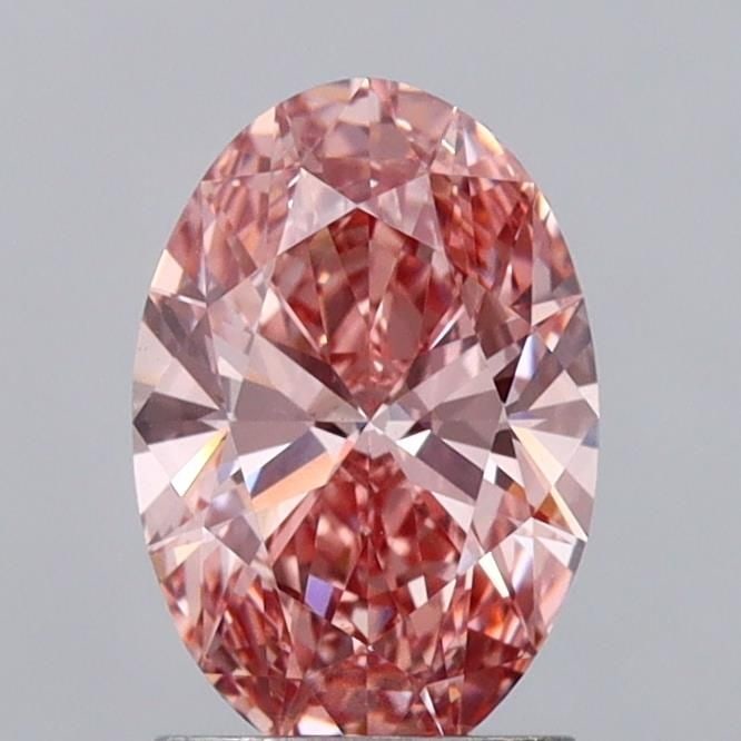 Loose Diamond - OVAL 1.59ct Fancy Vivid Pink VS1: Loose Diamond - OVAL 1.59ct Fancy Vivid Pink VS1 Source: This is a real non-mined Diamond that has been grown in a lab Shape: OVAL Carats: 1.59 Color: Fancy Vivid Pink Certification: IGI Video: Video