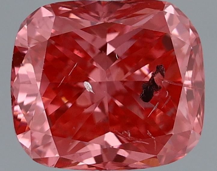 Loose Diamond - CUSHION MODIFIED 1.02ct Fancy Vivid Pink I1: Loose Diamond - CUSHION MODIFIED 1.02ct Fancy Vivid Pink I1 Source: This is a real non-mined Diamond that has been grown in a lab Shape: CUSHION MODIFIED Carats: 1.02 Color: Fancy Vivid Pink Certifica