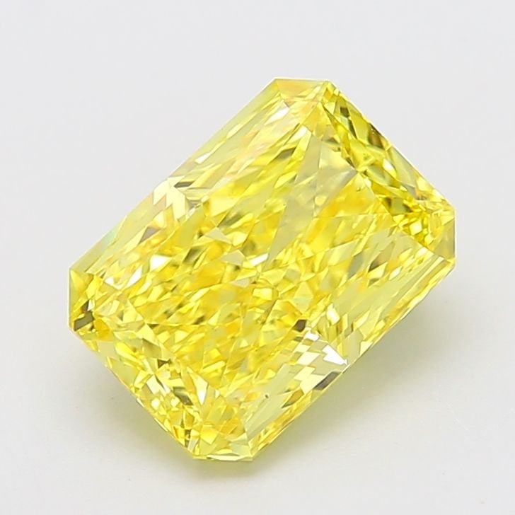 Loose Diamond - RADIANT 4.25ct Fancy Vivid Yellow VS2: Loose Diamond - RADIANT 4.25ct Fancy Vivid Yellow VS2 Source: This is a real non-mined Diamond that has been grown in a lab Shape: RADIANT Carats: 4.25 Color: Fancy Vivid Yellow Certification: IGI Vid