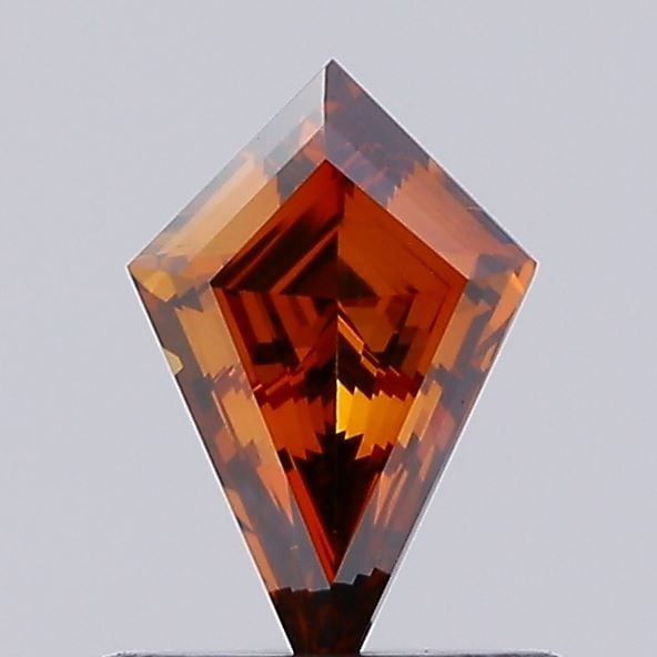 Loose Diamond - KITE 0.46ct Fancy Deep Orange VS1: Loose Diamond - KITE 0.46ct Fancy Deep Orange VS1 Source: This is a real non-mined Diamond that has been grown in a lab Shape: KITE Carats: 0.46 Color: Fancy Deep Orange Certification: IGI Video: