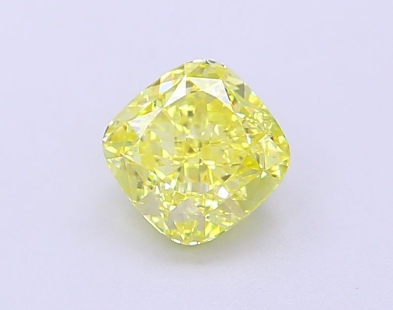 Loose Diamond - CUSHION MODIFIED 1.1ct Fancy Intense Yellow VS1: Loose Diamond - CUSHION MODIFIED 1.1ct Fancy Intense Yellow VS1 Source: This is a real non-mined Diamond that has been grown in a lab Shape: CUSHION MODIFIED Carats: 1.1 Color: Fancy Intense Yellow Ce