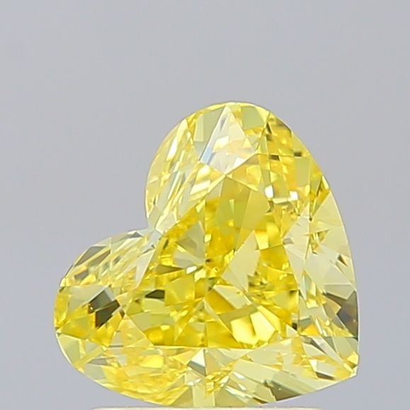 Loose Diamond - HEART 2.06ct Fancy Vivid Yellow VS1: Loose Diamond - HEART 2.06ct Fancy Vivid Yellow VS1 Source: This is a real non-mined Diamond that has been grown in a lab Shape: HEART Carats: 2.06 Color: Fancy Vivid Yellow Certification: IGI Video: