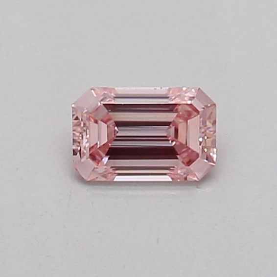 Loose Diamond - EMERALD 0.13ct Fancy Pink VS1: Loose Diamond - EMERALD 0.13ct Fancy Pink VS1 Source: This is a real non-mined Diamond that has been grown in a lab Shape: EMERALD Carats: 0.13 Color: Fancy Pink Certification: IGI Video: