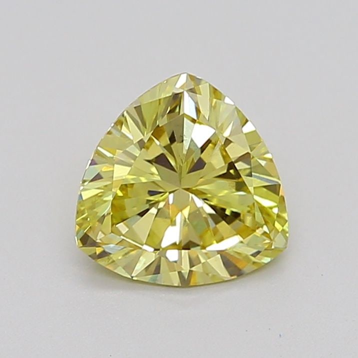 Loose Diamond - TRIANGULAR 1.54ct Fancy Yellow VS2: Loose Diamond - TRIANGULAR 1.54ct Fancy Yellow VS2 Source: This is a real non-mined Diamond that has been grown in a lab Shape: TRIANGULAR Carats: 1.54 Color: Fancy Yellow Certification: IGI Video: