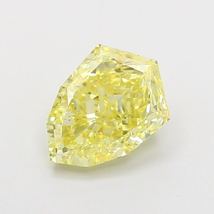 Loose Diamond - SHIELD 1.6ct Fancy Yellow VS2: Loose Diamond - SHIELD 1.6ct Fancy Yellow VS2 Source: This is a real non-mined Diamond that has been grown in a lab Shape: SHIELD Carats: 1.6 Color: Fancy Yellow Certification: IGI Video: