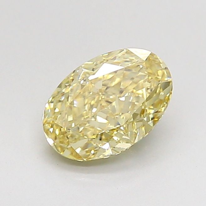 Loose Diamond - OVAL 1.1ct Fancy Yellow VVS2: Loose Diamond - OVAL 1.1ct Fancy Yellow VVS2 Source: This is a real non-mined Diamond that has been grown in a lab Shape: OVAL Carats: 1.1 Color: Fancy Yellow Certification: IGI Video: