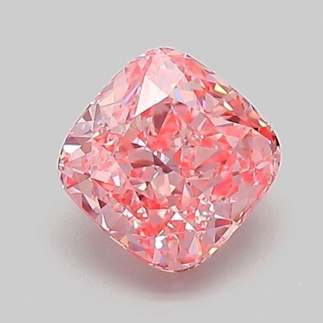 Loose Diamond - CUSHION MODIFIED 1.02ct Fancy Vivid Pink VVS2: Loose Diamond - CUSHION MODIFIED 1.02ct Fancy Vivid Pink VVS2 Source: This is a real non-mined Diamond that has been grown in a lab Shape: CUSHION MODIFIED Carats: 1.02 Color: Fancy Vivid Pink Certifi