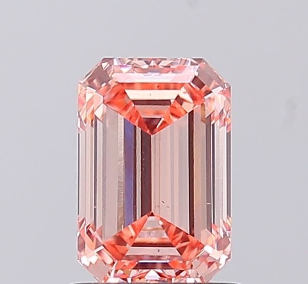 Loose Diamond - EMERALD 1.41ct Fancy Intense Pink VS1: Loose Diamond - EMERALD 1.41ct Fancy Intense Pink VS1 Source: This is a real non-mined Diamond that has been grown in a lab Shape: EMERALD Carats: 1.41 Color: Fancy Intense Pink Certification: IGI Vid