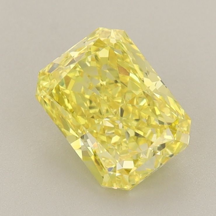 Loose Diamond - RADIANT 1.28ct Fancy Vivid Yellow VS1: Loose Diamond - RADIANT 1.28ct Fancy Vivid Yellow VS1 Source: This is a real non-mined Diamond that has been grown in a lab Shape: RADIANT Carats: 1.28 Color: Fancy Vivid Yellow Certification: IGI Vid